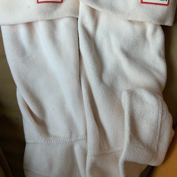 Hunter boot sock insert ivory fleece - Picture 3 of 3